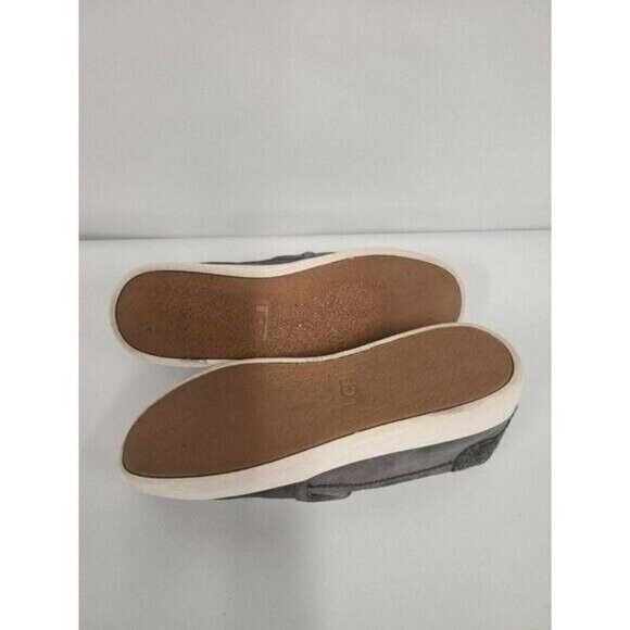 UGG Womens Cas Slip On Sneaker Size 6.5 Gray Suede Comfort Casual Shoes - Picture 9 of 12